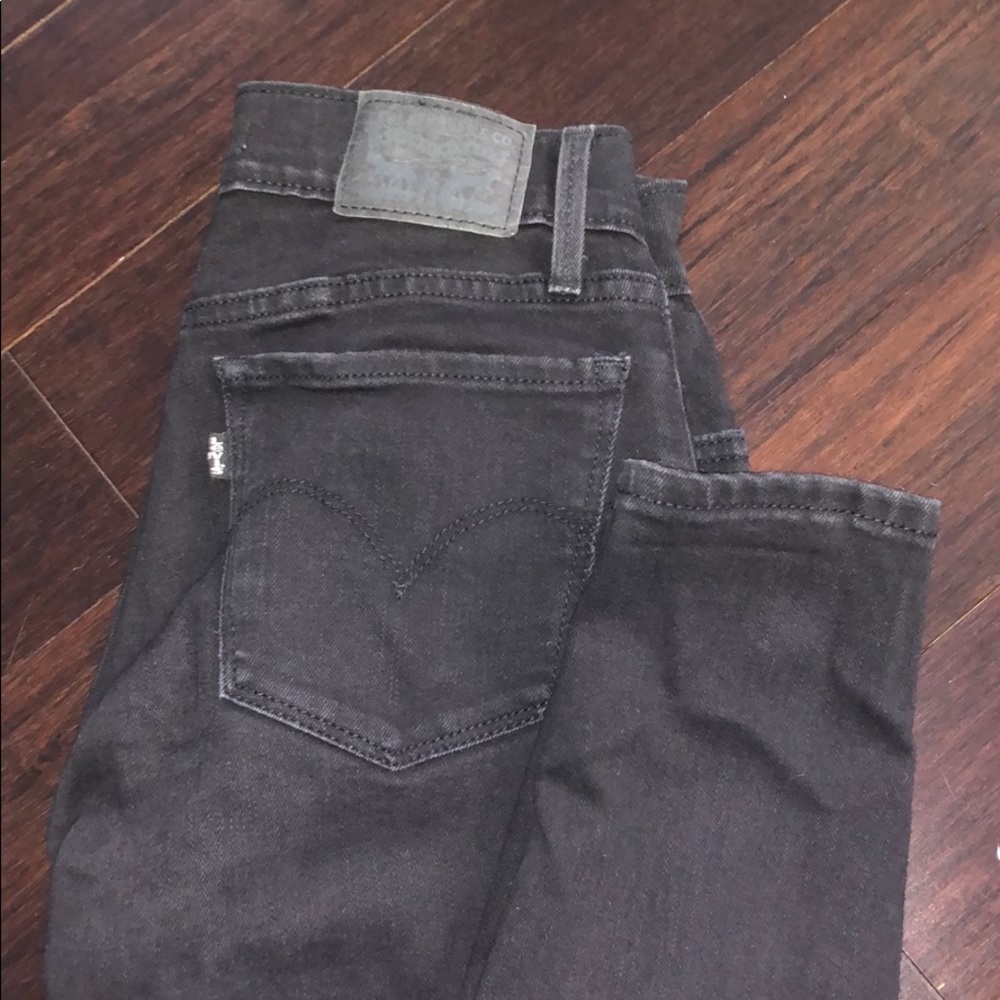 Levi’s 710 super skinny distressed jeans